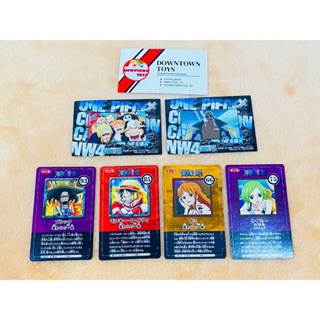 วันพีซ เกมส์ไพ่ การ์ดเกม One Piece ของญี่ปุ่น ได้ทั้งหมด 6 ใบ ลายทั้งหน้าทั้งหลัง (สินค้าพร้อมส่ง)