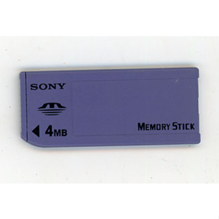 พร้อมส่ง 4 MB Memory Stick สำหรับกล้องรุ่นเก่าของ Sony กล้องรุ่นเก่าโซนี่ การ์ดโซนี่รุ่นเก่า