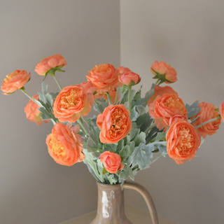[D.ccor] พร้องส่ง ดอกคามิเลีย (Camellia) ดอกไม้ประดิษฐ์ สำหรับแต่งห้องมีหลากสี สีสันสดใส ใส่แจกัน พร็อพถ่ายรูป