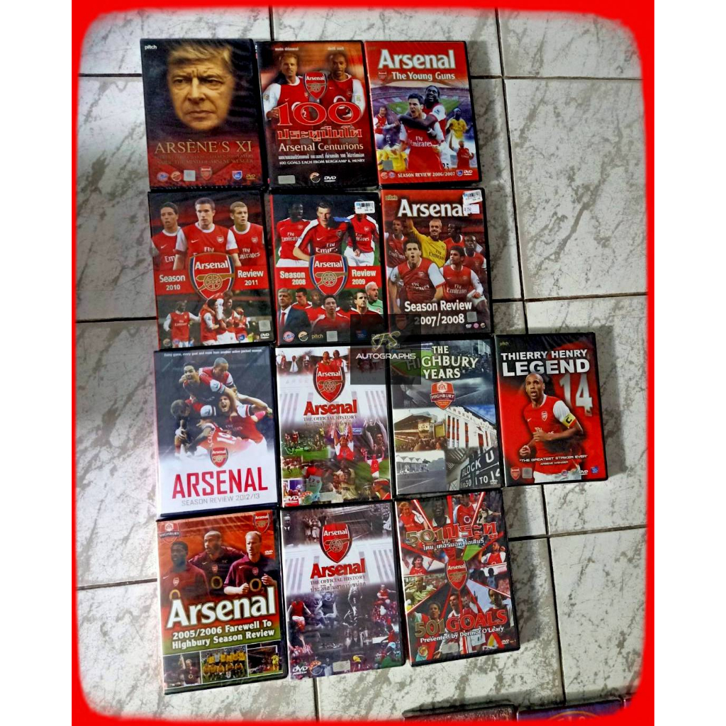 DVD ลิขสิทธิ์แท้ Arsenal FC แผ่นแท้ | Shopee Thailand