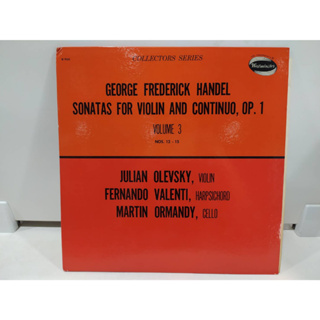 1LP Vinyl Records แผ่นเสียงไวนิล SONATAS FOR VIOLIN AND CONTINUO, OP. 1   (E10F85)