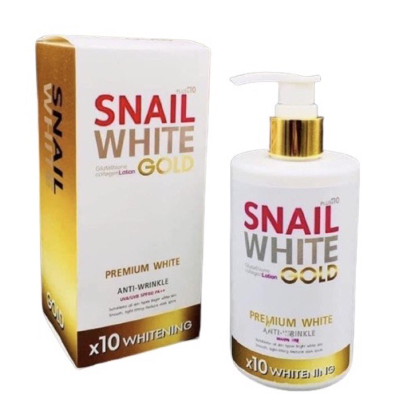 โลชั่นสเนล-300ml-new-snail-white-gluta-collagen-gold-lotion