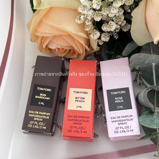 🌹2ml&amp;มีกล่อง🌹 Tom Ford Rose  Prick, Cherry Smoke, Bitter Peach, Oud Wood (EDP)