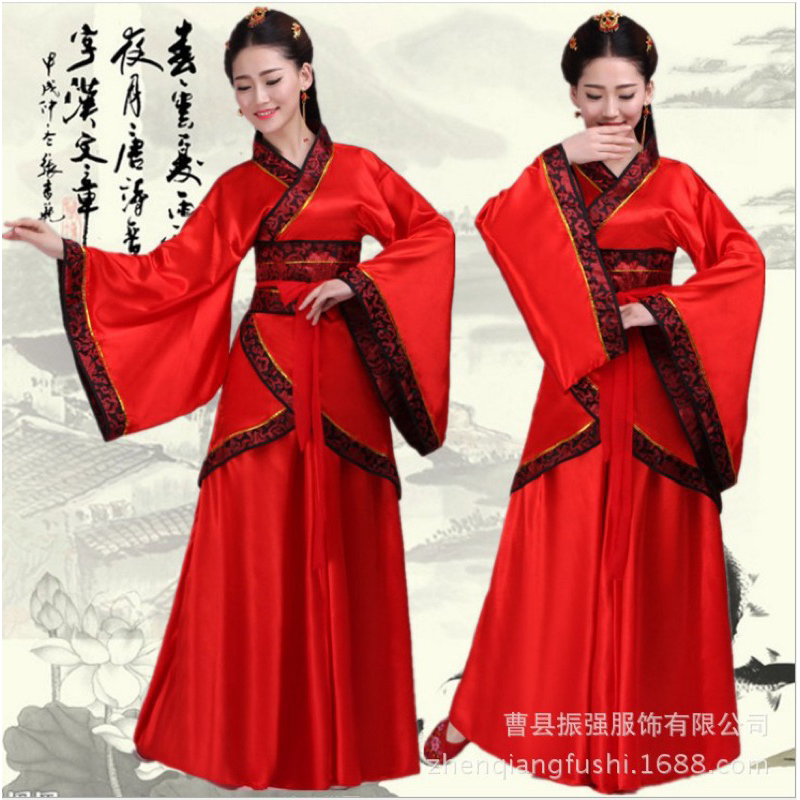 ชุดจีนโบราณผู้หญิง-ชุดจีนเจ้าสาวสีแดง-ชุดนักรบจีน