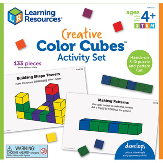 learning resources ของแท้พร้อมส่งค่ะ 🇺🇸💯 Creative Color Cubes™ Activity Set