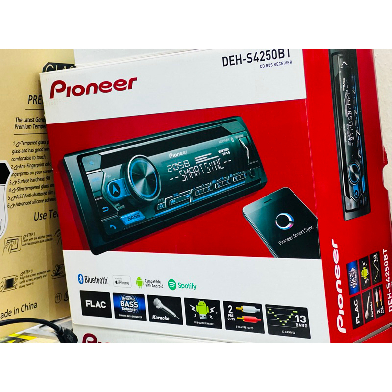 PIONEER DEH-S4250BT S5150BT เครื่องเล่น1din บลูทูธ วิทยุ1din เครื่อง ...