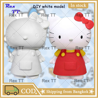 Rex TT ลูกแมว ตุ๊กตาระบายสี ตุ๊กตาไวนิล DIY กระปุกออมสิน ของขวัญสำหรับเด็ก