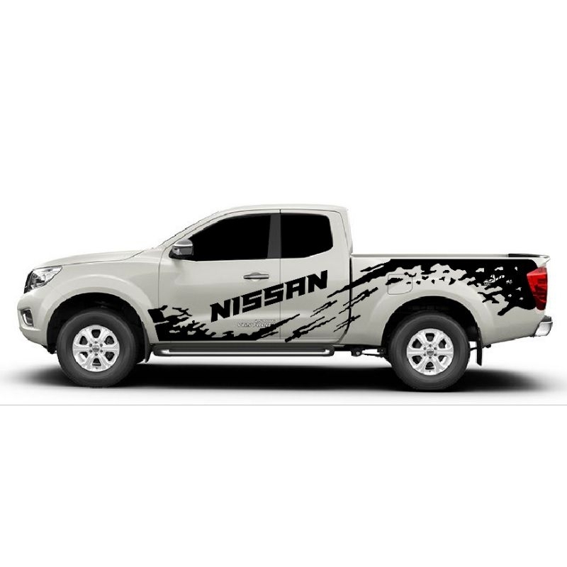 สติ๊กเกอร์แต่งรถกระบะนิสสัน-นาวาร่า-สติ๊กเกอร์ลายสาดโคลน-nissan-navara-สติกเกอร์รถกระบะนิสสัน