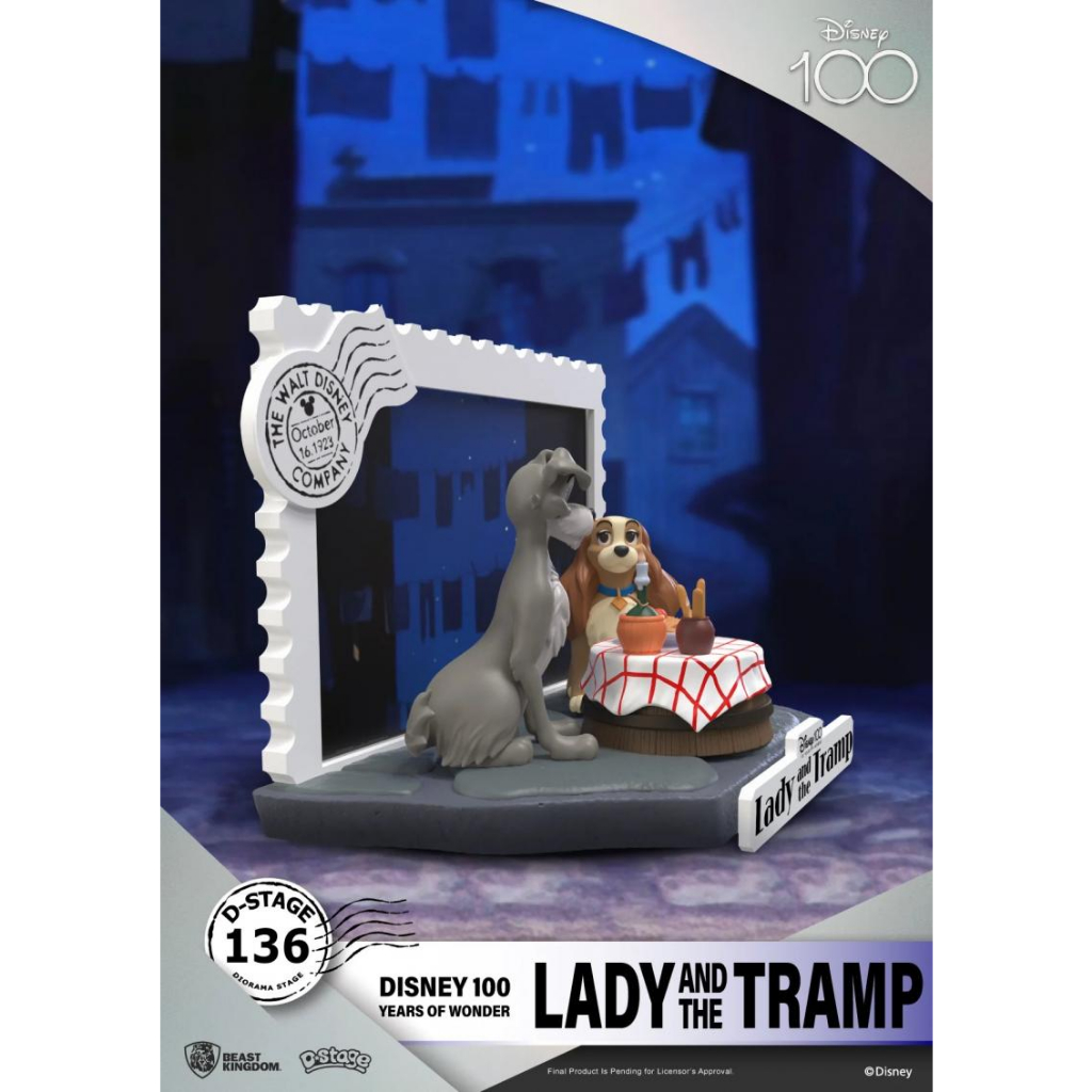 beast-kingdom-ds136-lady-and-the-tramp-disney-100th-d-stage