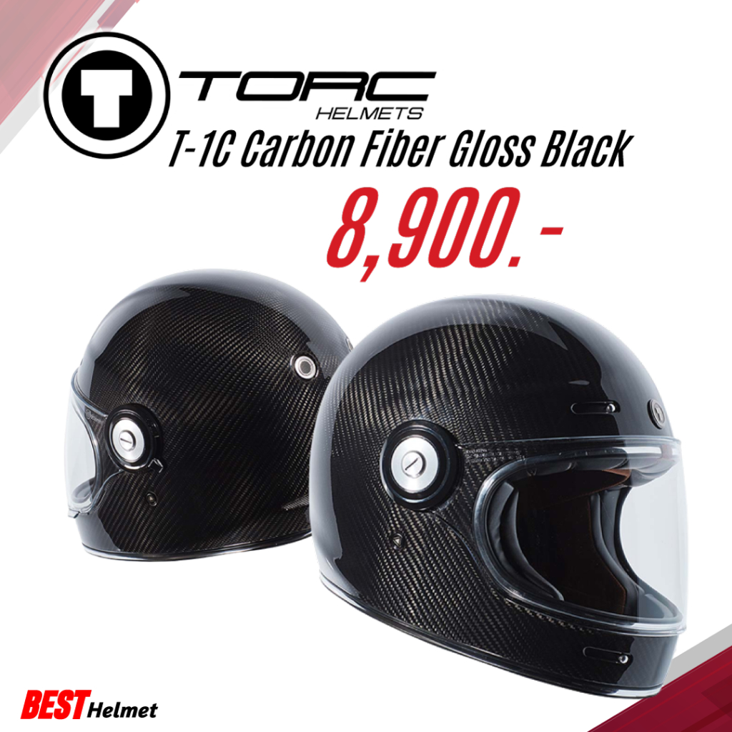 หมวกกันน็อค-torc-t-1c-carbon-glossy-carbon