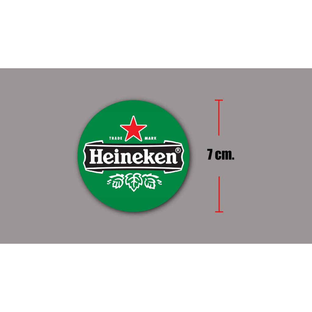 sticker-pvc-heineken-สติกเกอร์-ไฮเนเก้น-งานออฟเซ็ทแท้-pvc-กันน้ำ-กันแดด