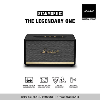 ภาพหน้าปกสินค้าMARSHALL Stanmore II Black ซึ่งคุณอาจชอบสินค้านี้