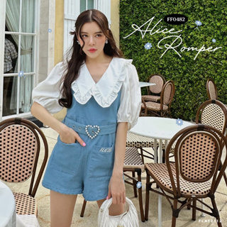 FLAT2112 FF0482 : ALICE ROMPER จั้มสูทผู้หญิง