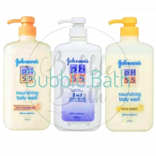 Johnsons pH5.5 ครีมอาบน้ำ จอห์นสัน พีเอช 5.5 (ขนาด750ml.)