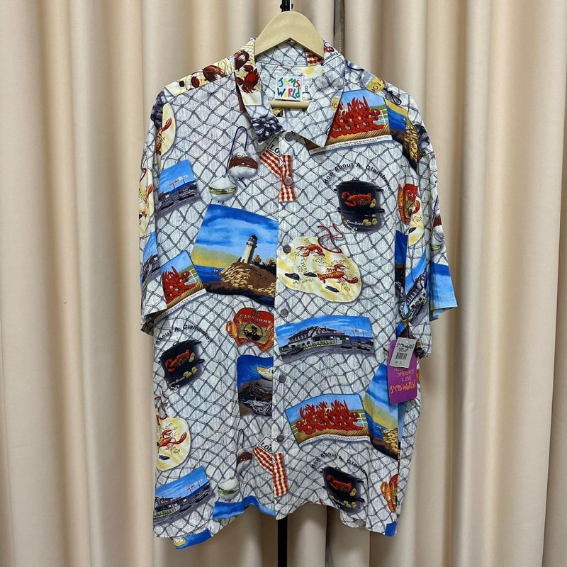 เสื้อฮาวาย Jams World ไซส์ XXL Shopee Thailand