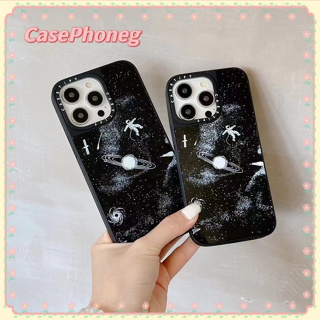 🍑CasePhoneg🍑ป้องกันการหล่น ขอบเต็ม iPhone 11 14 pro max เรียบง่าย สีดำ ความคิดสร้างสรรค์ case for iPhone 12 13