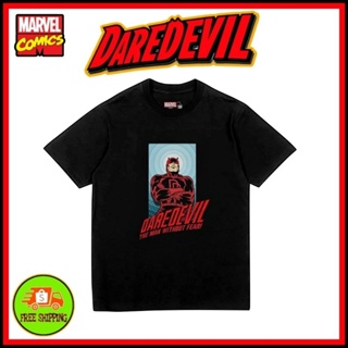 เสื้อMarvel ลาย Daredevil สีดำ (MVX-400)