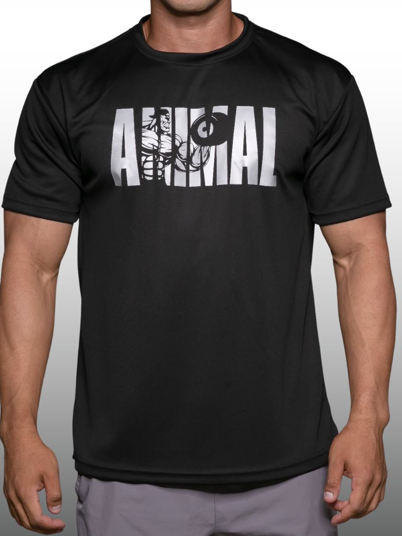 animal-เสื้อยืดแขนสั้นผู้ชาย-men-s-gym-workout-bodybuilding-muscle-t-shirt
