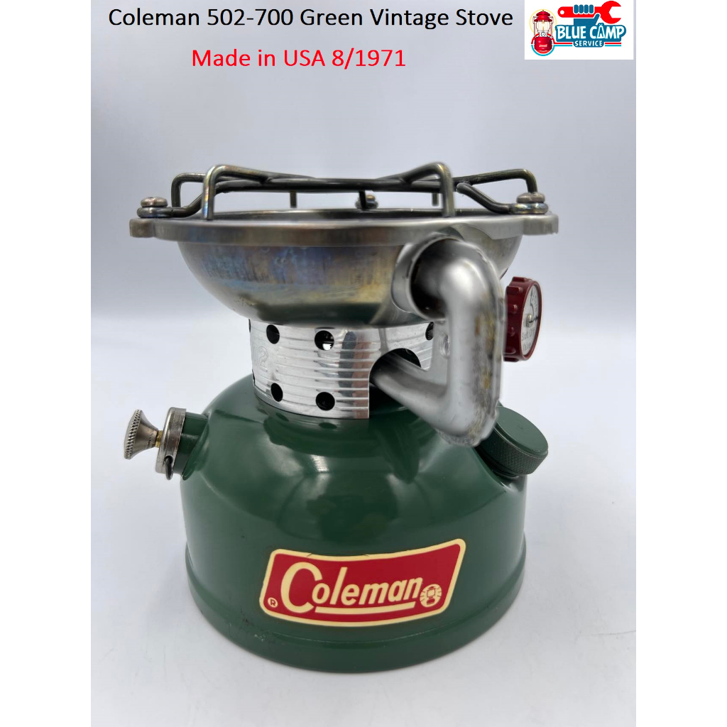 Coleman 502700 Green Vintage Stove Date 8/71 Shopee Thailand