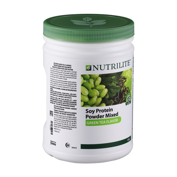 nutrilite-amway-protein-drink-mix-โปรตีนผสม-รสถั่วเหลือง-ช็อกโกแลต-ชาเขียว-ของแท