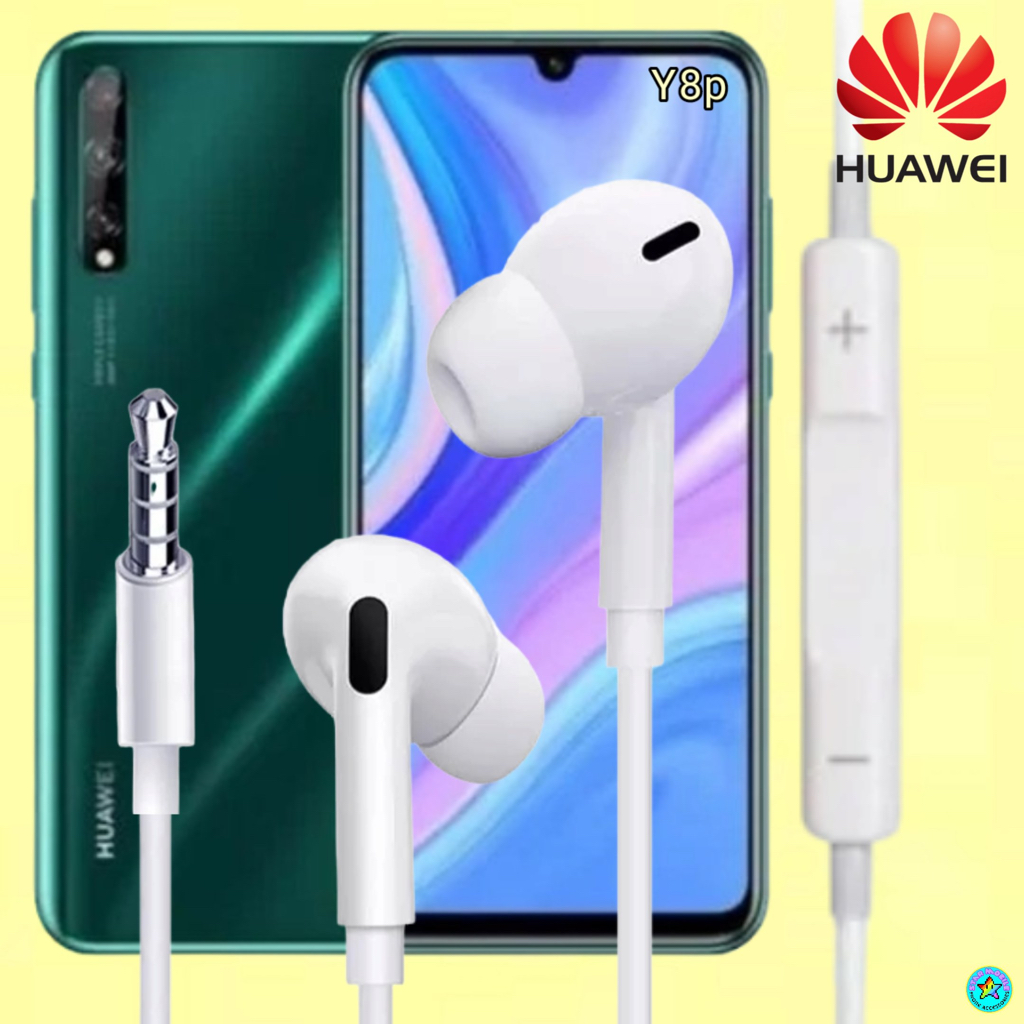 หูฟัง-สมอลทอล์ค-huawei-in-ear-aux-3-5mm-หัวเหว่ย-อินเอียร์-เบสหนัก-เสียงดี-เล่น-หยุดเพลง-เพิ่ม-ลดระดับเสียง-y8p