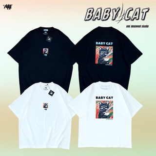 [ARRT]- เสื้อยืด Oversize ลาย BABY CAT