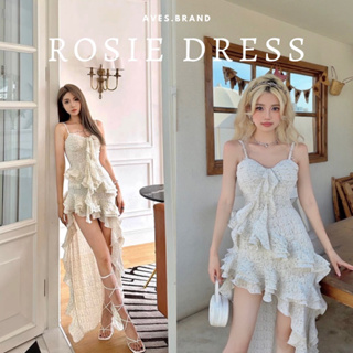 AVES.BRAND ROSIE DRESS แมกซี่เดรสสายเดี่ยว แต่งระบาย