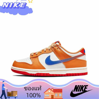 （ยิงจริง）Nike SB Dunk Low GS"Hot Curry/Game Roya" รองเท้าผ้าใบDH9765-101