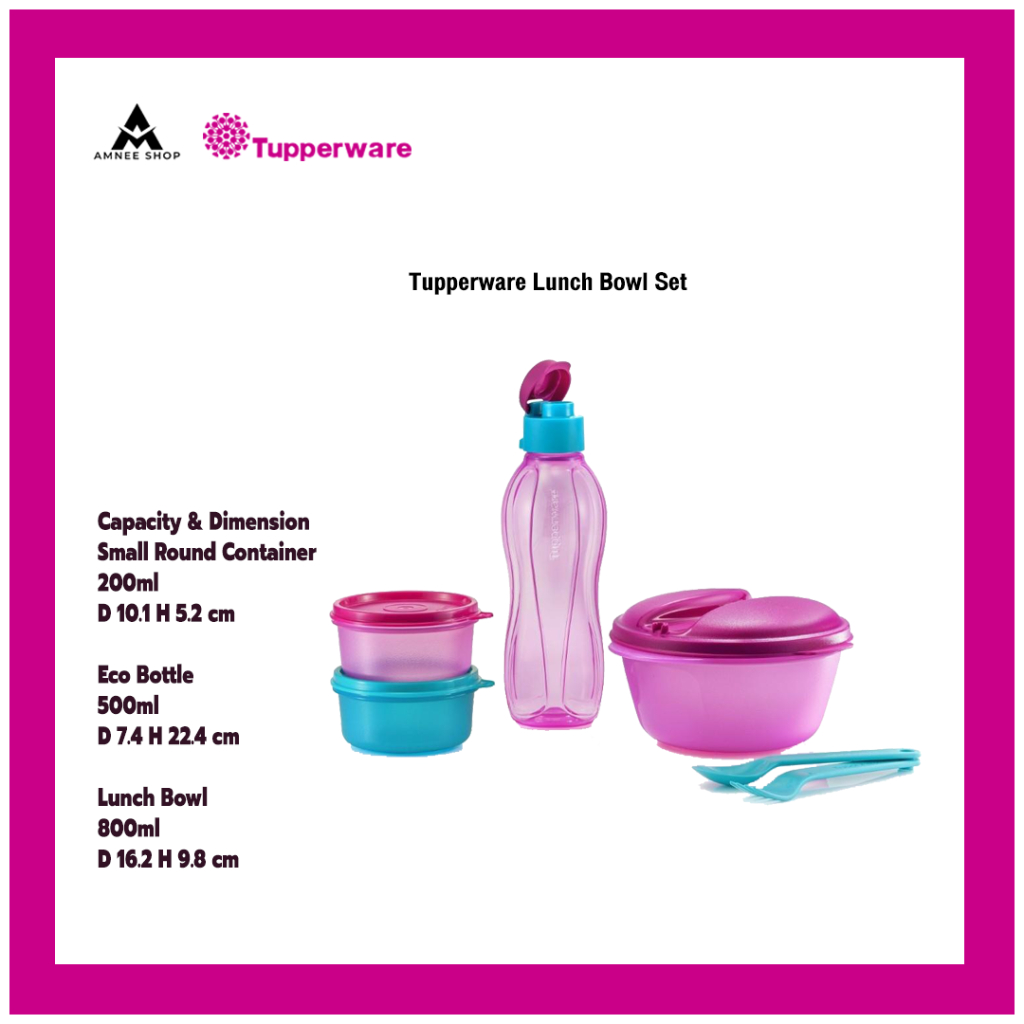 เซ็ตภาชนะบรรจุอาหาร-tupperware-lunch-bowl-set