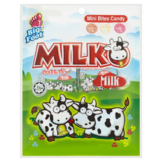 10 Packs Big Foot Milko Milk Candy 60G