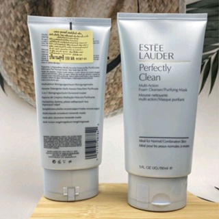 Estee Lauder Perfectly Clean Multi-Action Foam Cleanser/Purifying Mask 150 ml (ผลิต 5/2566 ค่ะ)