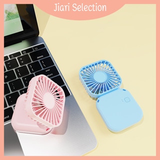Jiari Selection  [✨สินค้าใหม่✨]ใหม่ พัดลมไฟฟ้า แบบคล้องคอ พัดลมพกพา พัดลม USB พับได้ ขนาดเล็ก พกพาง่าย ชาร์จ  3 ตัวเลือกสี แบตเตอรี่ความจุสูง 3 ความเร็วลมที่แตกต่างกัน