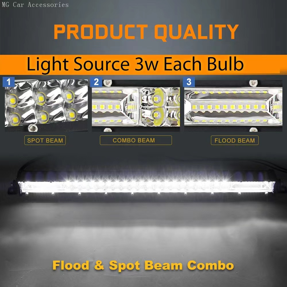 ไฟ-led-bar-สำหรับรถบรรทุก4x4ไฟแถวรถตู้รถกระบะ-suv-120w-180w-240w-led-work-light-spotlight-ไฟขับรถ12v-24v