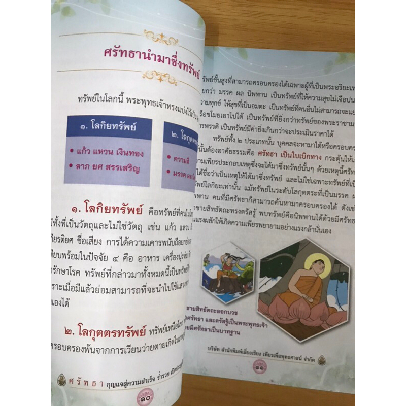 หนังสือศรัทธากุญแจสู่ความสำเร็จร่ำรวย-เปิดประตูสู่นิพพาน