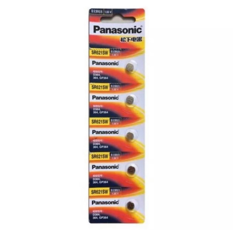 ถ่านPanasonic SR621SW/364/D364/GP364 1.55V ของแท้ (แบ่งขาย1ก้อน ...