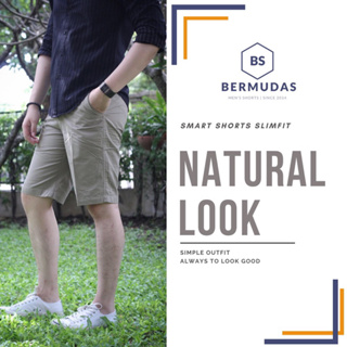 BERMUDAS 🩳กางเกงชิโน่ผู้ชายขาสั้น กางเกงขาสั้นผู้ชาย ทรงคลุมเข่า | STRAIGHTFIT 20 นิ้ว ขากระบอกตรง