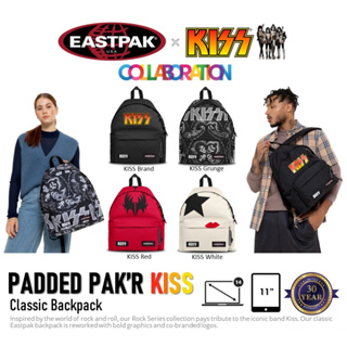 EASTPAK x KISS Padded PakR Classic Backpack กระเป๋าเป้ สะพายหลัง KISS Collection คอลเลคชั่นคิส (EK000620Q8)
