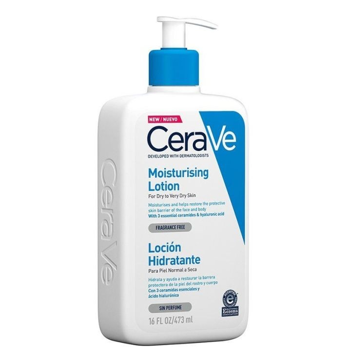 CeraVe Moisturising Lotion Dry to Very Dry Skin 473g. เซราวี มอยซ์เจอร์ไรซิ่ง โลชั่น