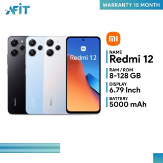 Xiaomi Redmi12 (8+128GB) หน้าจอ 6.79 นิ้ว ความละเอียด FHD+ อัตรา Refresh Rate สูงสุด 90Hz Il ประกันศูนย์ไทย 15 เดือน