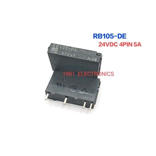 RB105-DE RELAY  FUJI  รีเลย์ 24VDC 4PIN 5A  จำนวน 1ตัว