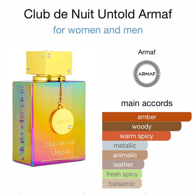 น้ำหอมแท้แบ่งขาย-armaf-club-de-nuit-untold-edp-โคลนกลิ่น-mfk450