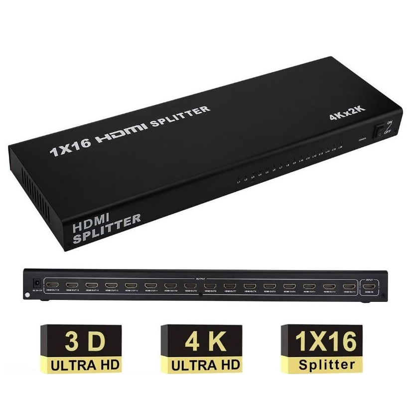 16-port-1x16-1-in-16-out-hdmi-splitter-video-audio-hd-hdtv-3d-dvd-project-support-4kx2k-3d-full-hd-1080p