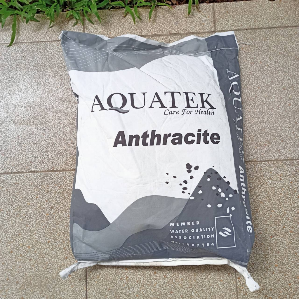 บ้านเครื่องกรอง-สารกรองแอนทราไซต์-anthracite-aquatek-25ลิตร-ถุง-แอนทราไซท์-สารกรองตะกอน