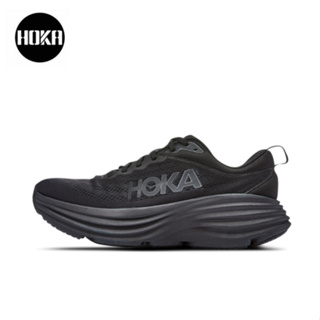 HOKA ONE ONE Bondi 8 black ของแท้ 100 %  Sports shoes Running shoes style
