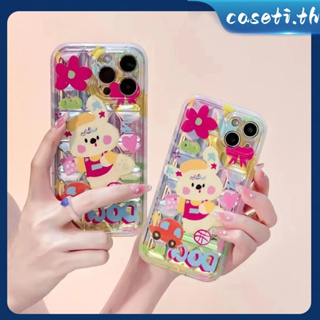 คูปองเคลม🎀เคสไอโ case for iphone 11 12 ลูกหมาโดปามีนน่ารัก เคส 14 13 12 11 pro max เคสมือถือกันกระแทก