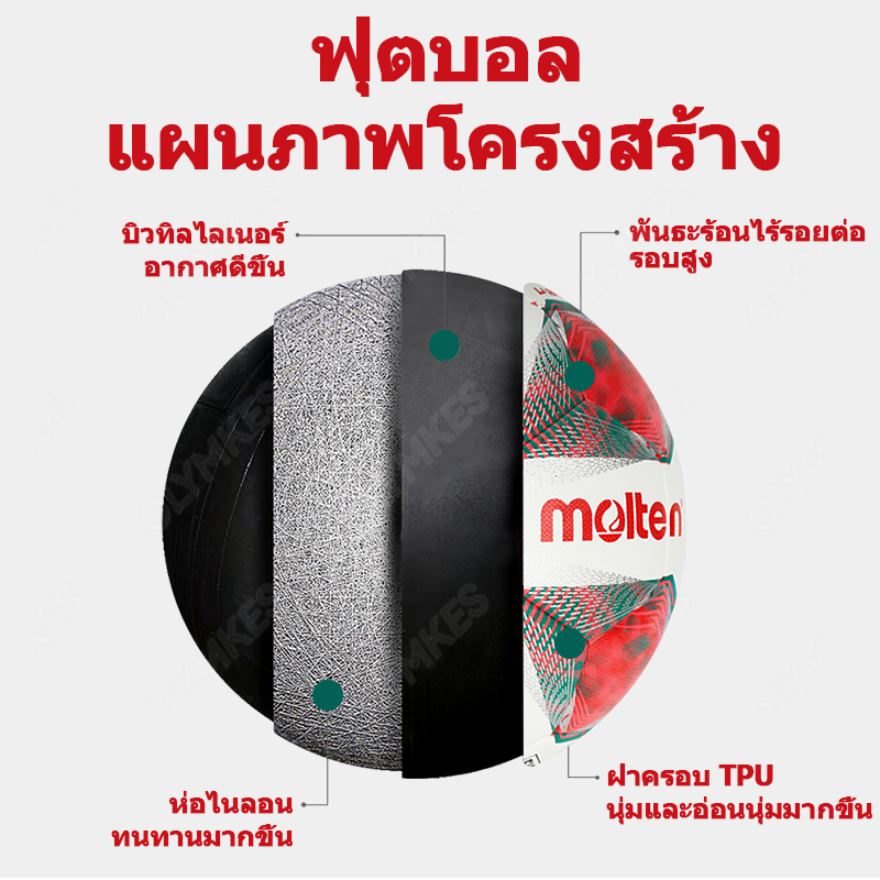 แท้-ลูกฟุตบอล-molten-f5a5000-football-เบอร์-5-ฟุตบอล-หนัง-pu-คุณภาพสูง-นักเรียนผู้ใหญ่เด็ก-เฉพาะการแข่งขัน