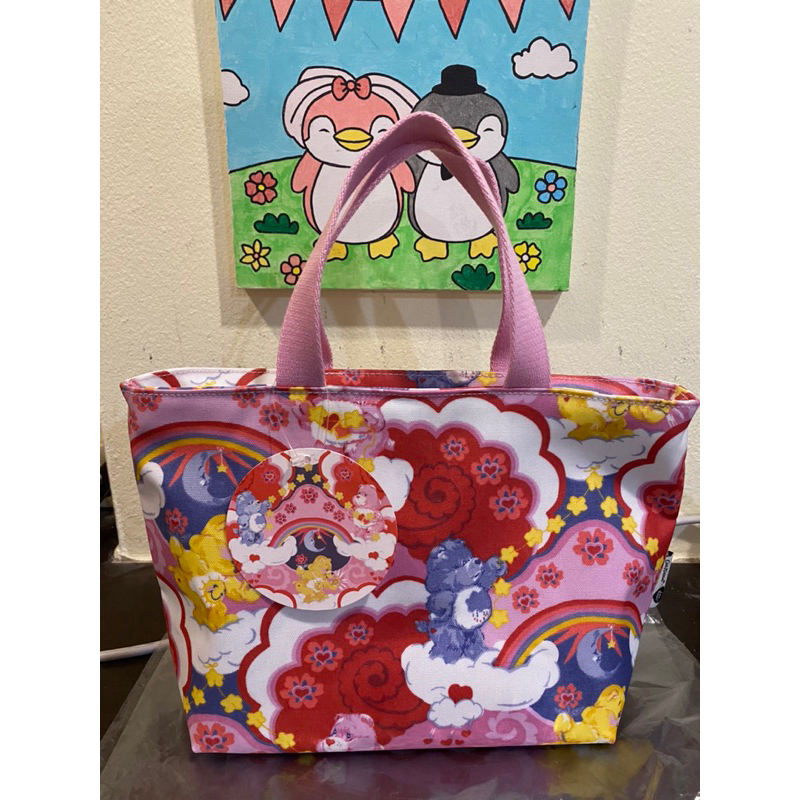 มือ 1 ป้ายห้อย กระเป๋า Lunch Tote Cath kidston X Care Bear Shopee