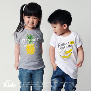 dotdotdot เสื้อยืดเด็ก T-Shirt concept design ลาย Pineapple และ Banana