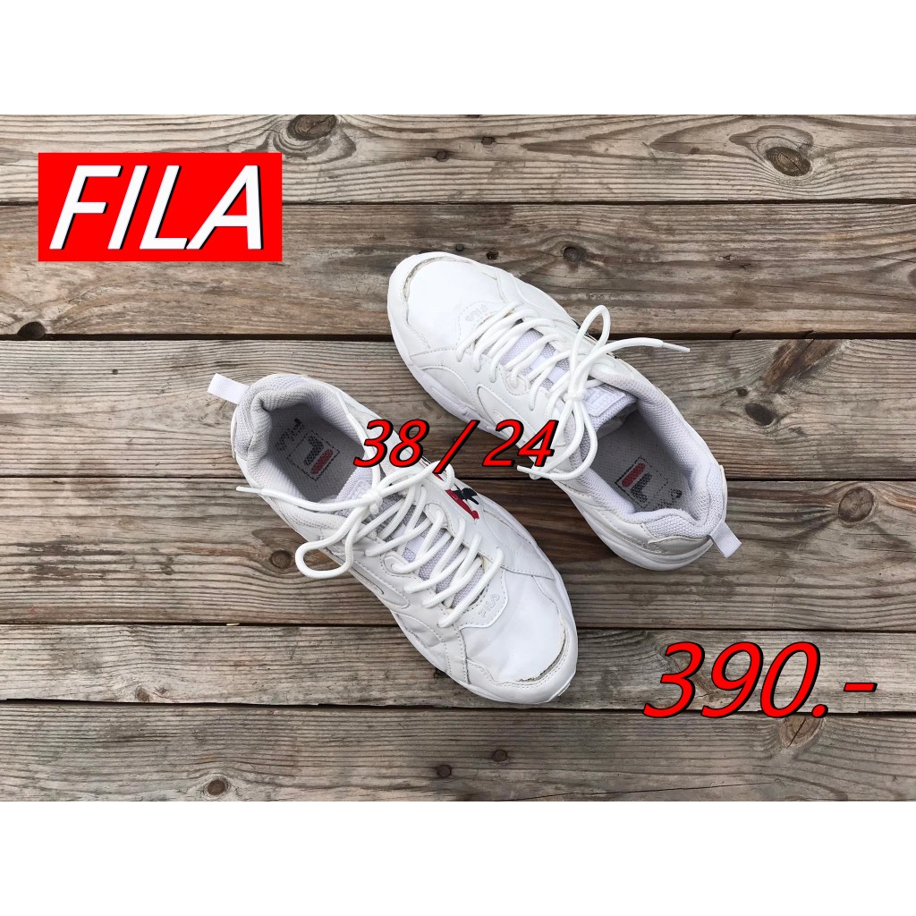 หารองเท้ามือสองfila-size-38-24-cm-งานแท้-นัดรับสินค้าได้