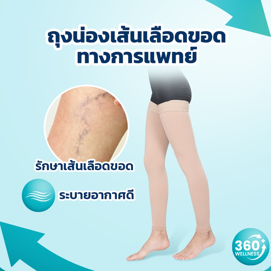 360wellness-ศูนย์รวมสินค้า-เพื่อสุขภาพ-ถุงน่องเส้นเลือดขอด-ถุงน่อง-ถุงน่องรักษาเส้นเลือดขอด-ถุงน่องลดเส้นเลือดขอด